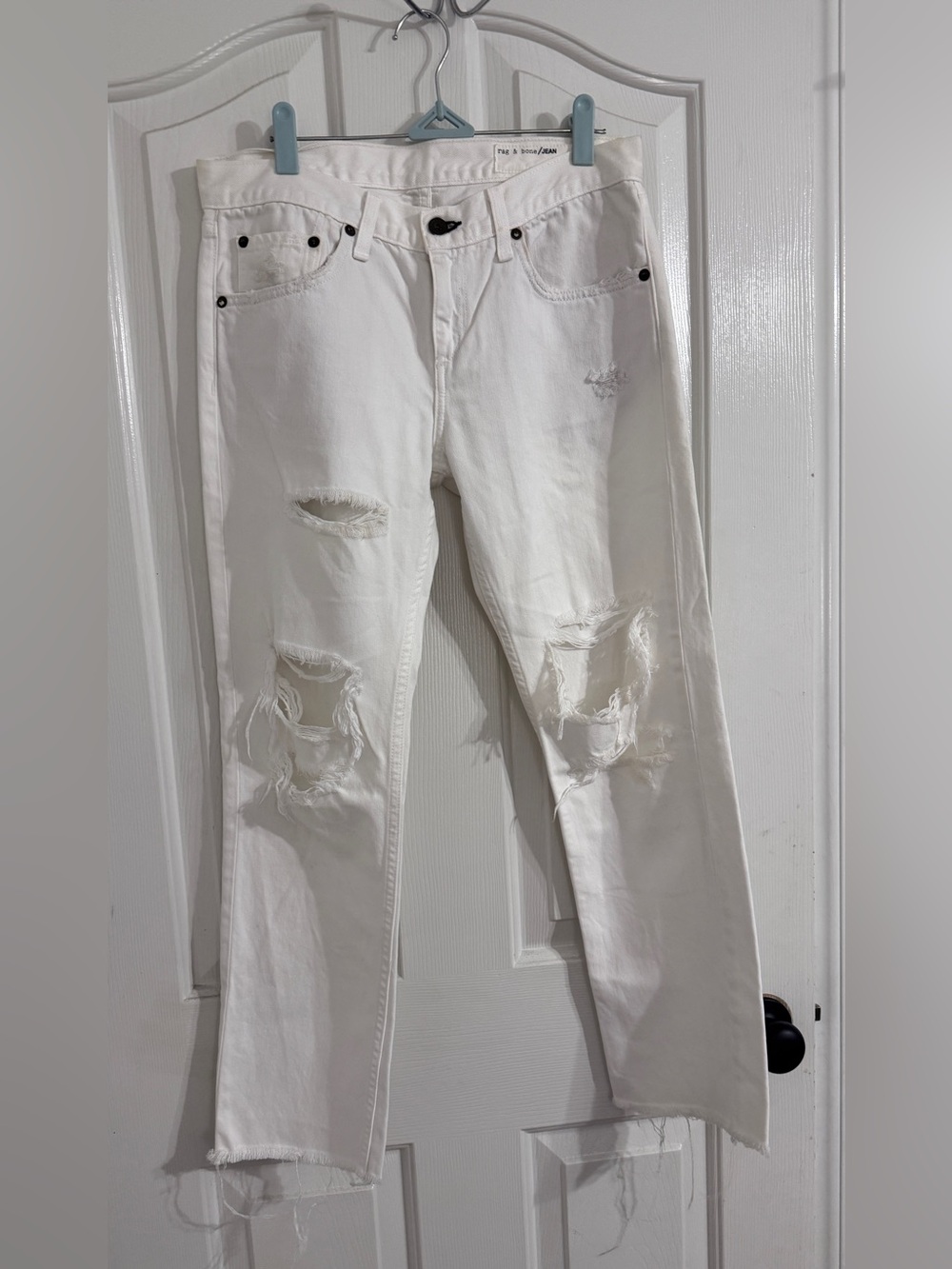 rag & bone White Denim Jeans